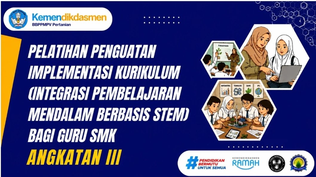 Pelatihan Penguatan Implementasi Kurikulum (Integrasi STEM pada Pembelajaran Mendalam) bagi Guru SMK Angkatan 2